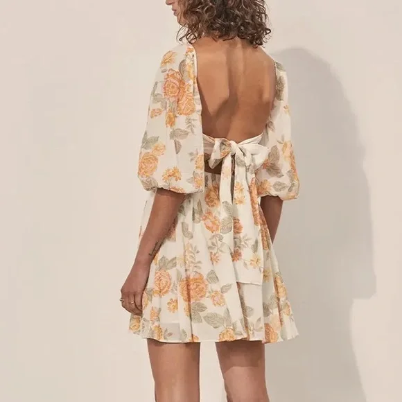 KIVARI BLAKE MINI DRESS FLORAL - Picture 2 of 11
